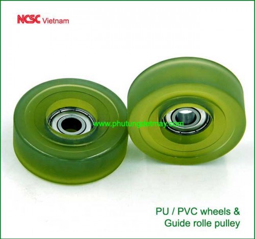 PU - PVC wheels & guide roller pulley