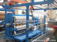 Calendering machine ...